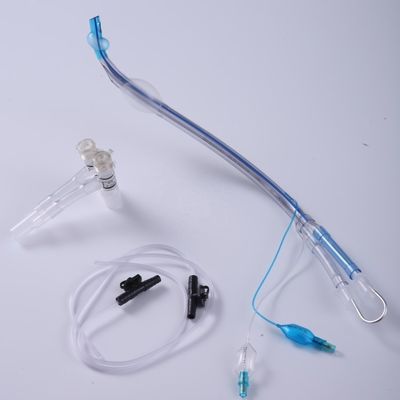Önceden yüklenmiş Stylet PVC Endobronşyal Tüp Çift Balon Endobronşyal Tüpler
