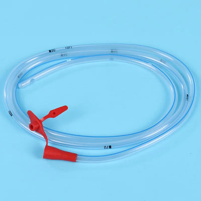 125cm silikon burun-gastrik tüp tıbbi PVC besleme mide tüpü