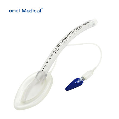 Özelleştirilmiş Tek Kullanımlık Tıbbi Anestezi Silikon PVC Takviyeli Laringeal Maske Hava Yolu Hastane Ameliyatı İçin