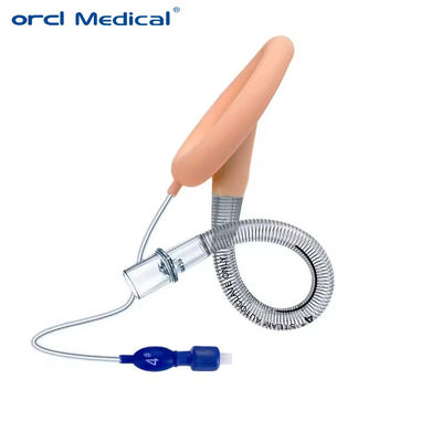 Tek kullanımlık Kink-Resistant Silikon Güçlendirilmiş Laryngeal Maske #1-5# CE / ISO 13485 ile Boyut, Cerrahi Havalandırma için İdeal
