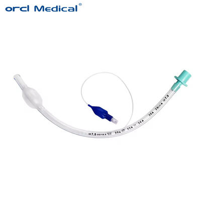 Tek kullanımlık tıbbi endotrakeal tüp, ameliyat için oral / burunlu endotrakeal tüp