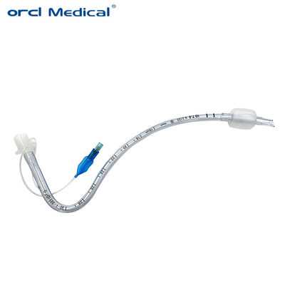 Tıbbi PVC Güçlendirilmiş Endotracheal Tüp Yüksek Hacimli Manşetli Manşetli ETT