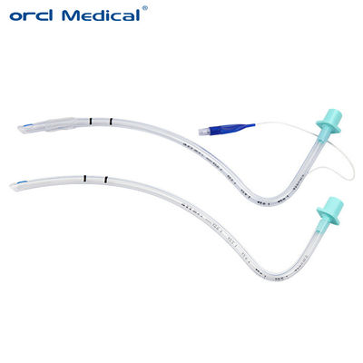 Steril Güçlendirilmiş Endotrakeal Tüp Burun Preformed Çeşitli Boyutlar Yüksek Hacimli Kelepçeli
