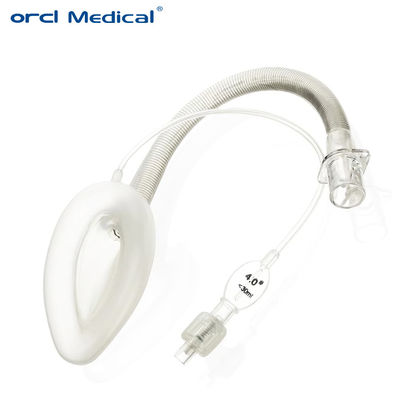 Güçlendirilmiş PVC Laryngeal Mask Solunum Yolları Tek kullanımlık Fr4 Lma Solunum Tüpü