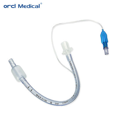 ICU Tek kullanımlık Steril Oral Kullanım Endotracheal Tube ile Manşet / Manşet 3.0-10.0mm Boyutları OR ve Kritik Bakım için