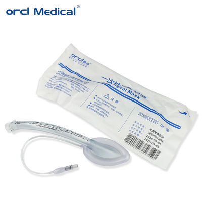 Tek kullanımlık standart PVC Laryngeal Mask Havalandırma Maskesi Ağız Sağlığı Ekipmanı Fiziksel Terapi
