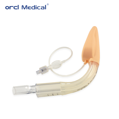 ICU Kullanımı Latekssiz Tıbbi Malzeme Çift Tüp Standart Silikon Laryngeal Maske Havalandırma #2-5# CE ISO13485 ile Boyut