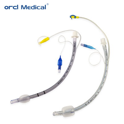 CE ISO sertifikalı tıbbi tek kullanımlık endotraheal tüp, boşaltma ışığı ve radyo-opak işaretleyici