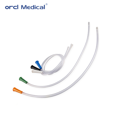 Tıbbi Ürün Fr6-22 Boyutları Tıbbi Sınıf Kateter Hassasiyet için Mezuniyet İşaretli PVC Emme Kateteri