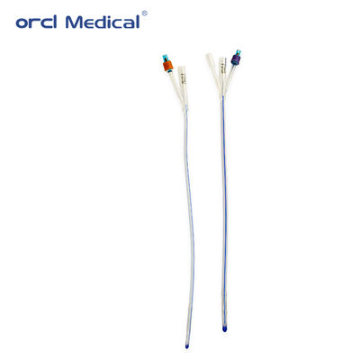 All Silicone Urinary Foley Catheter 2 Way for Single Use Standard ...